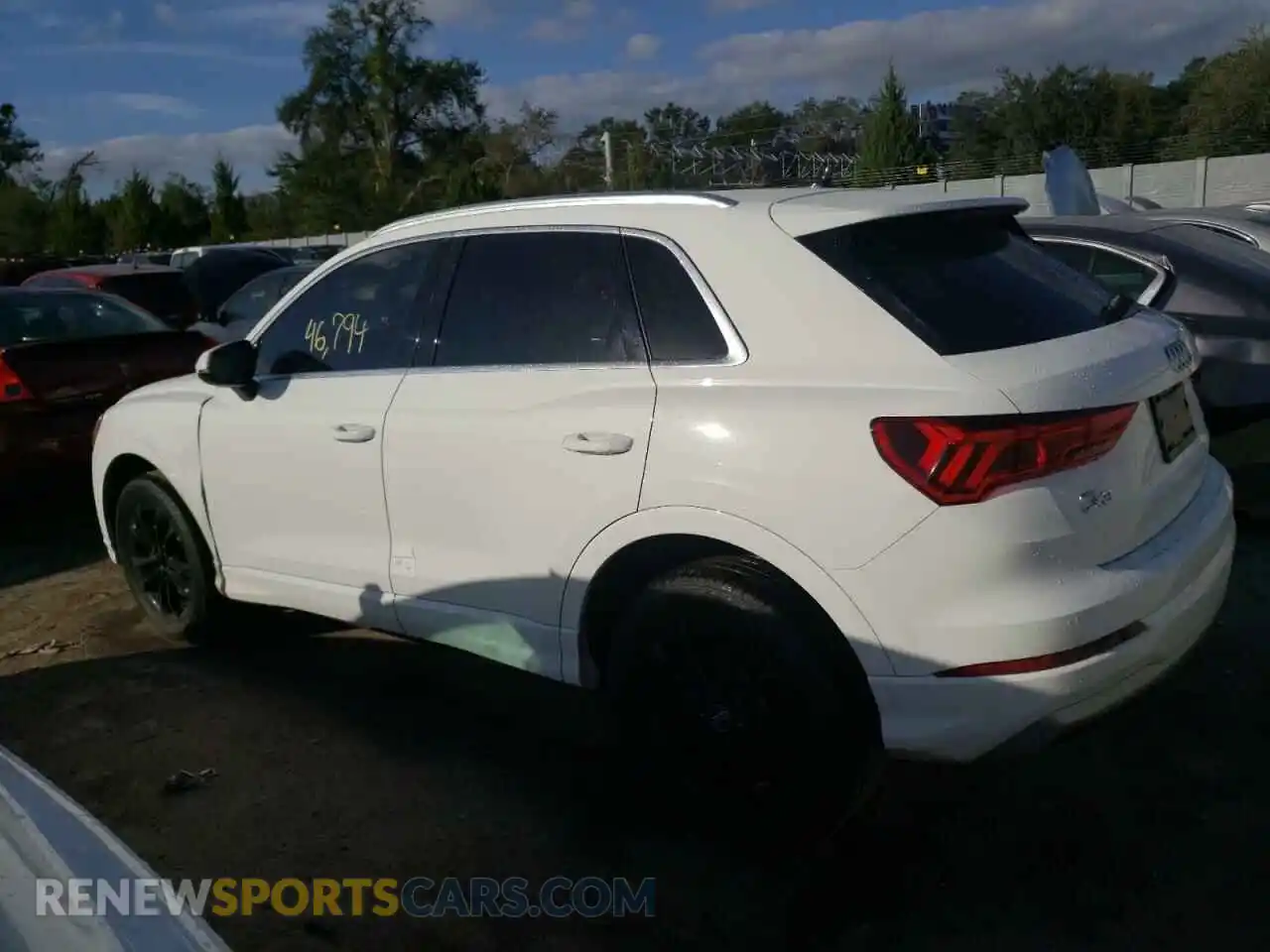 2 Photograph of a damaged car WA1AECF30K1079248 AUDI Q3 2019