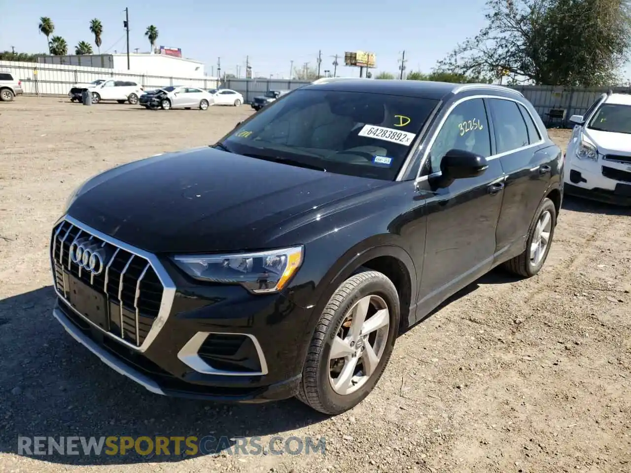 2 Photograph of a damaged car WA1AECF30K1083011 AUDI Q3 2019