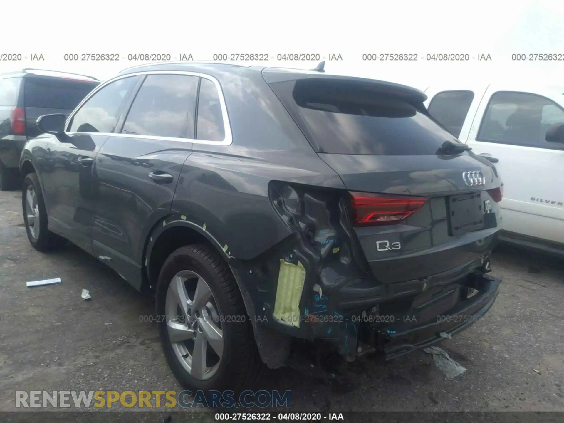 3 Photograph of a damaged car WA1AECF30K1087415 AUDI Q3 2019