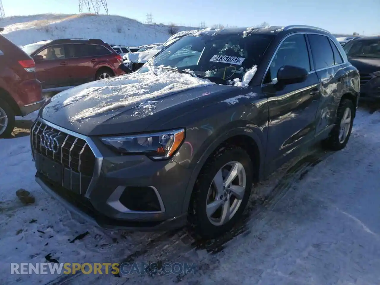 2 Photograph of a damaged car WA1AECF33K1075470 AUDI Q3 2019