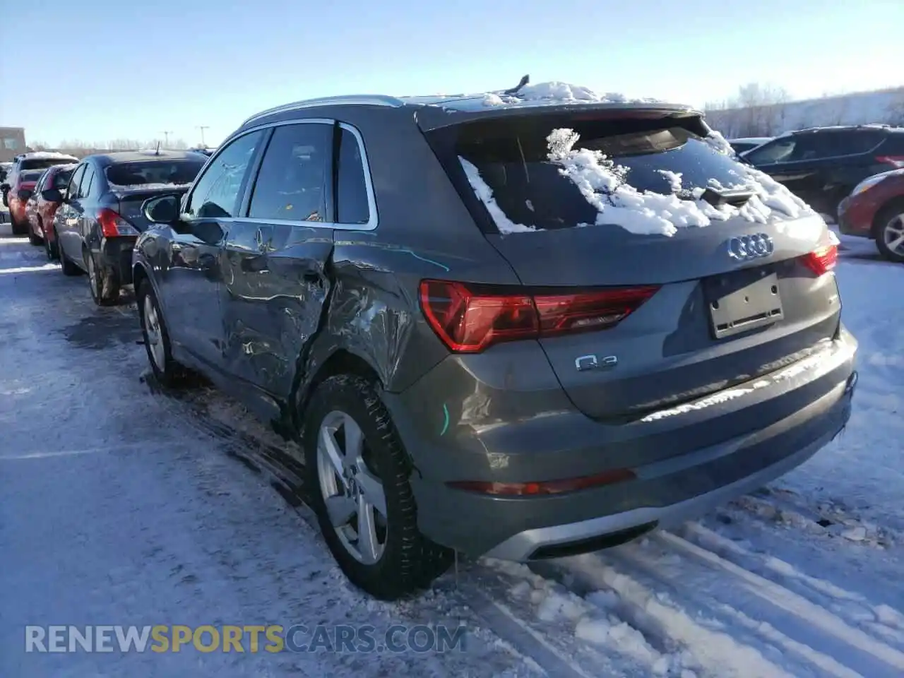 3 Photograph of a damaged car WA1AECF33K1075470 AUDI Q3 2019