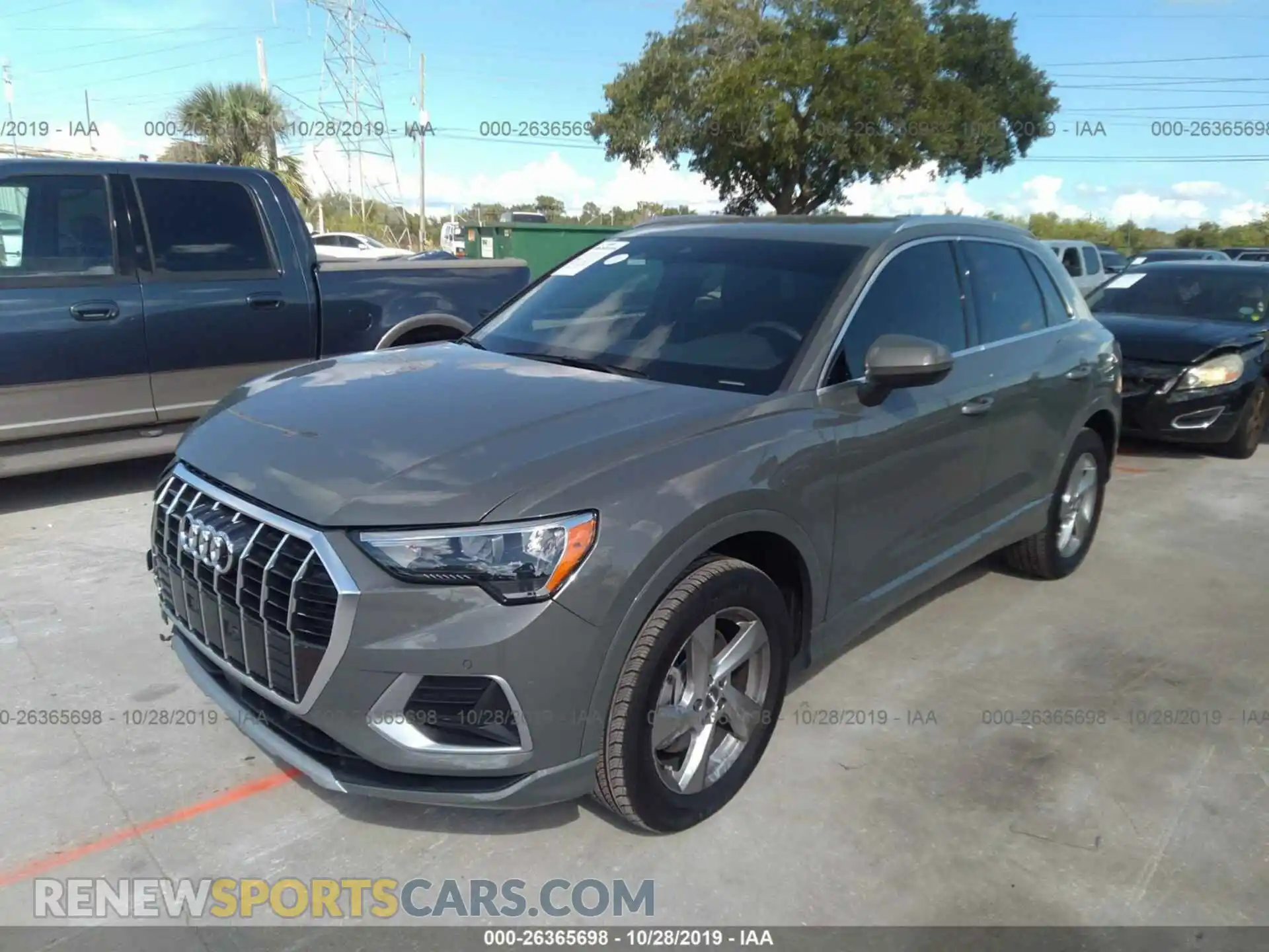 2 Photograph of a damaged car WA1AECF34K1067653 AUDI Q3 2019