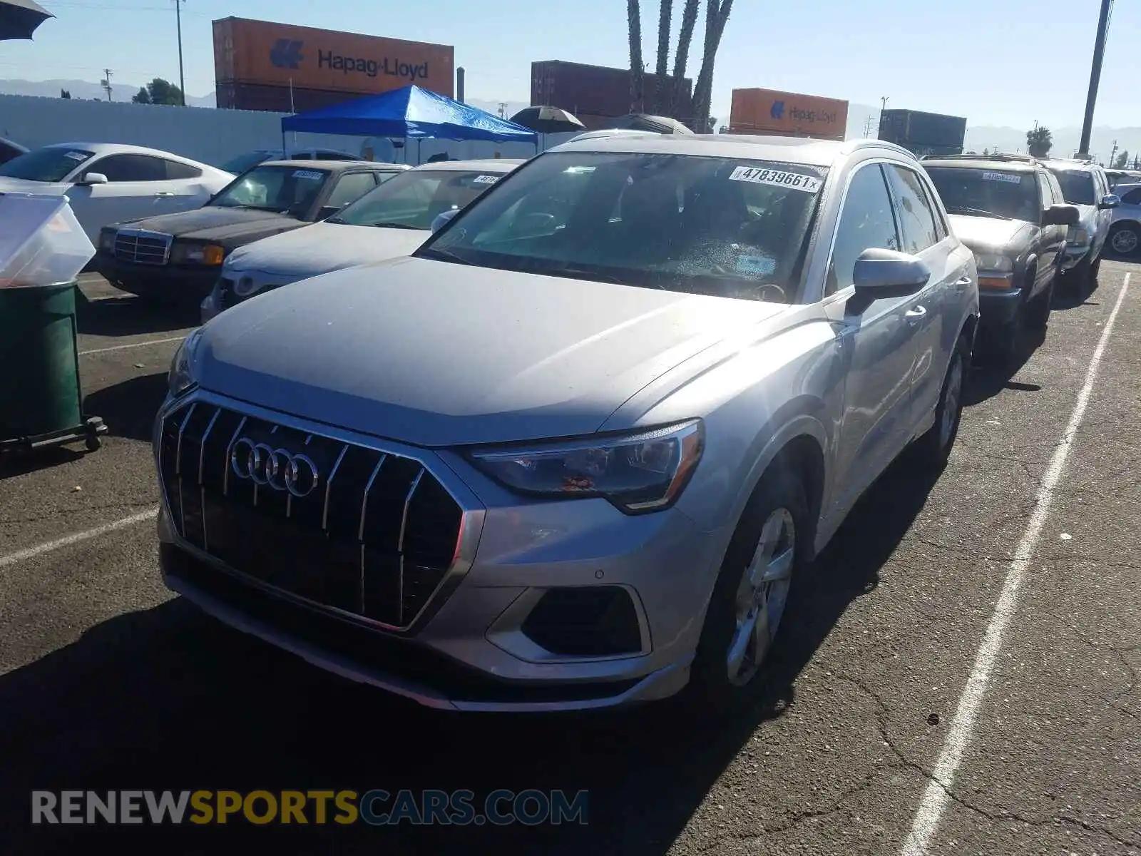 2 Photograph of a damaged car WA1AECF37K1068666 AUDI Q3 2019