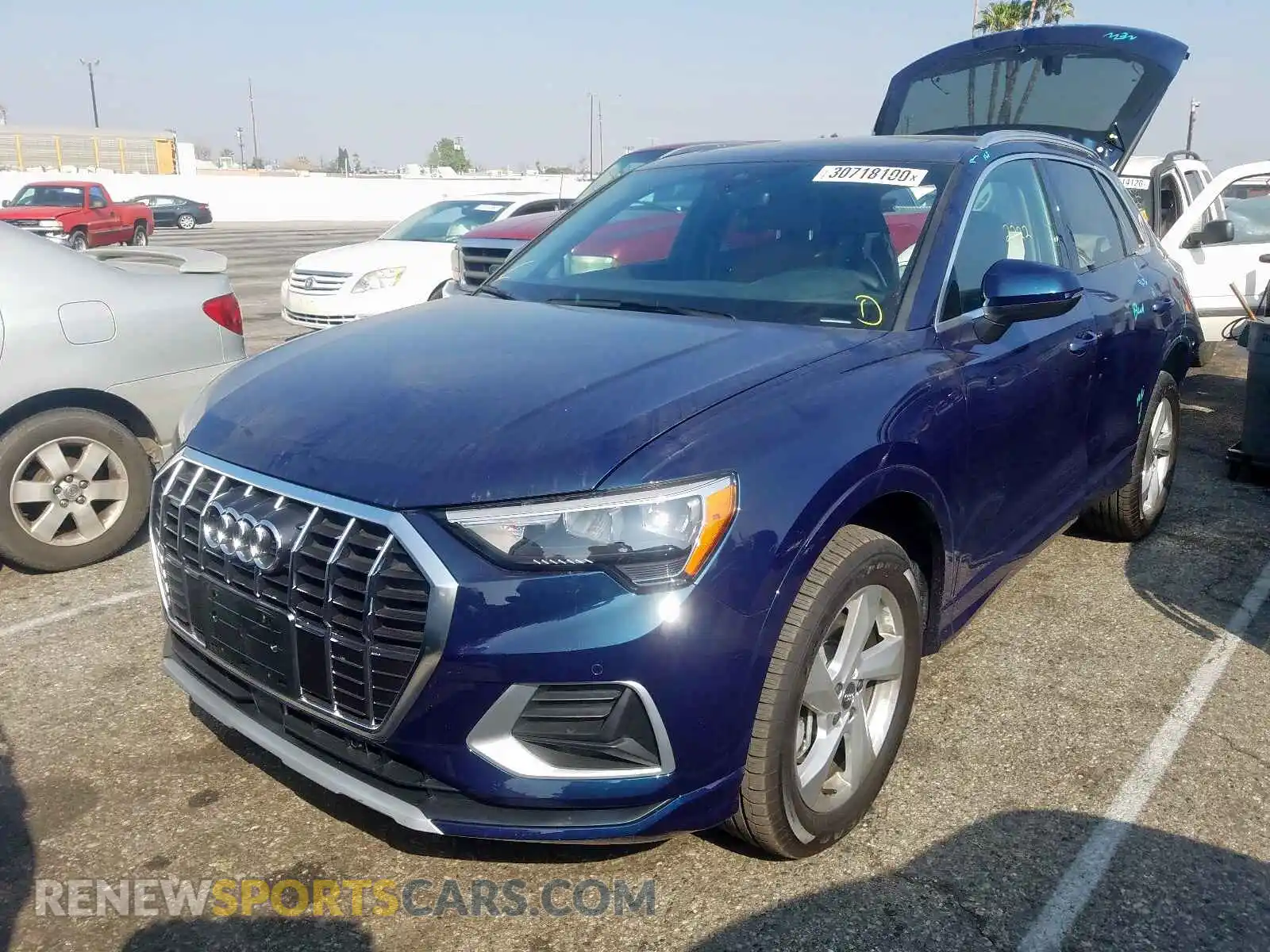 2 Photograph of a damaged car WA1AECF38K1080034 AUDI Q3 2019