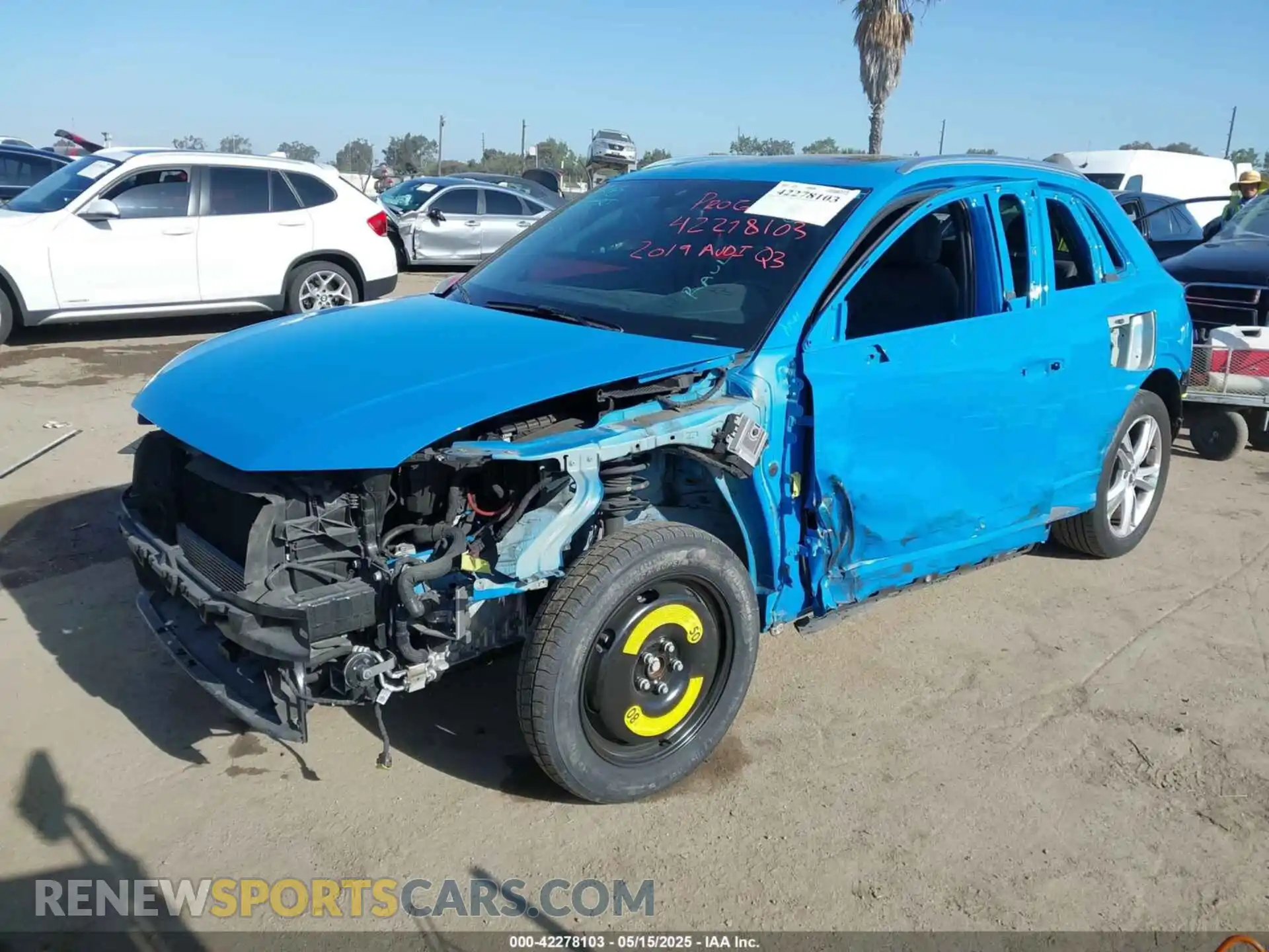 2 Photograph of a damaged car WA1DECF31K1082804 AUDI Q3 2019