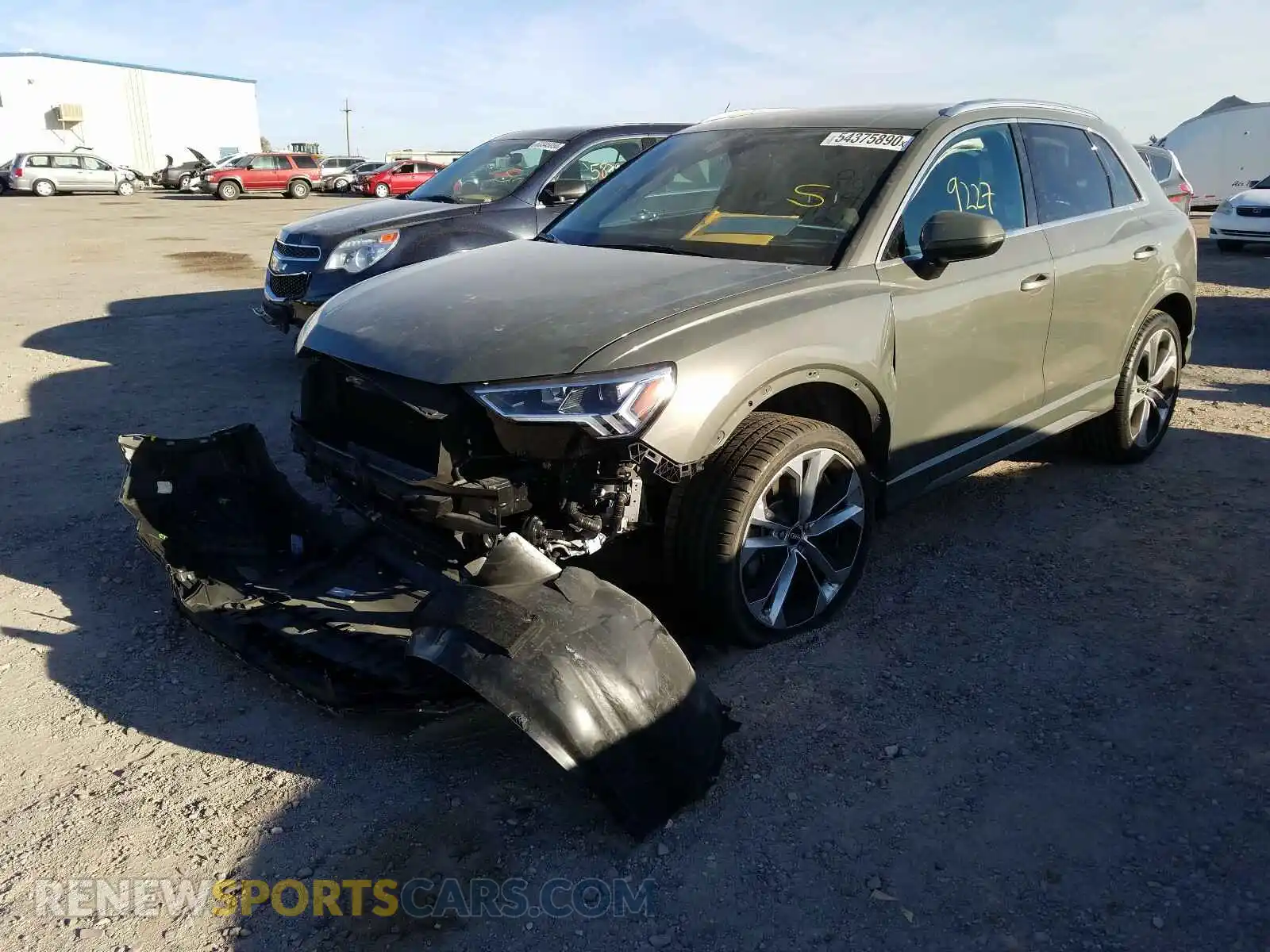 2 Photograph of a damaged car WA1FECF31K1084478 AUDI Q3 2019