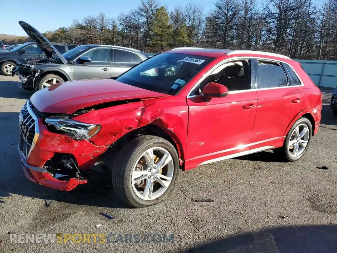 1 Photograph of a damaged car WA1FECF34K1072938 AUDI Q3 2019