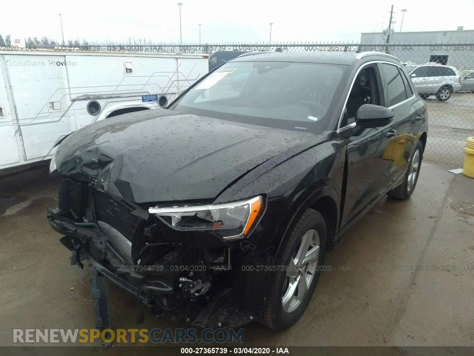 2 Photograph of a damaged car WA1AECF30L1048373 AUDI Q3 2020