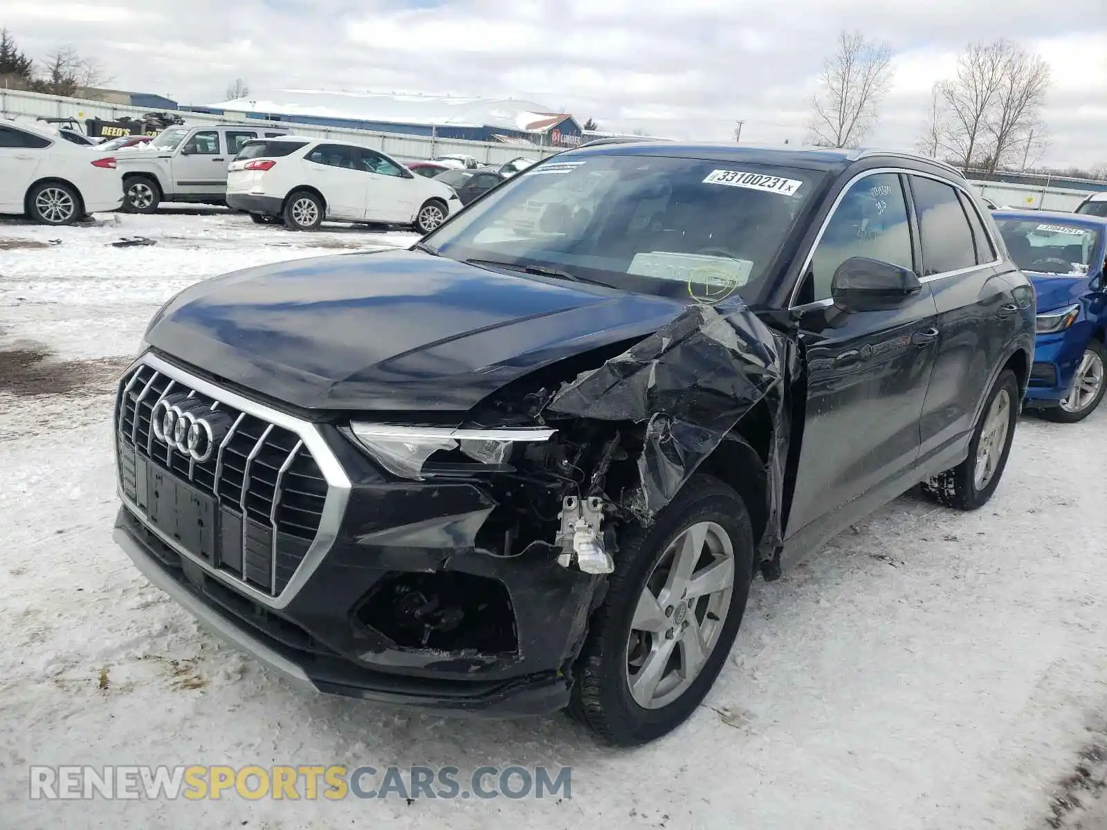 2 Photograph of a damaged car WA1AECF31L1024812 AUDI Q3 2020