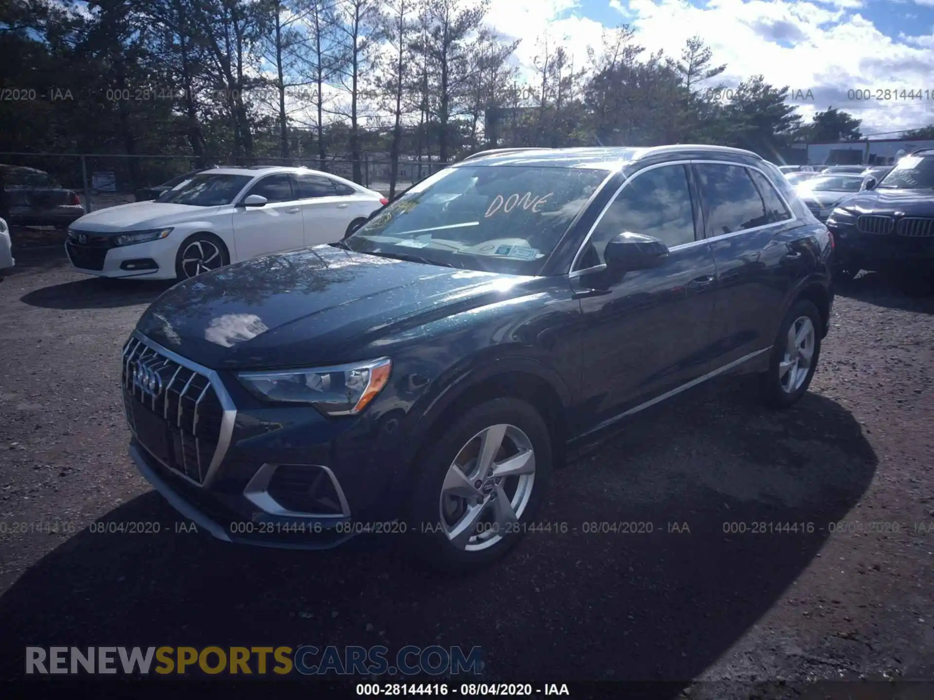 2 Photograph of a damaged car WA1AECF31L1041321 AUDI Q3 2020
