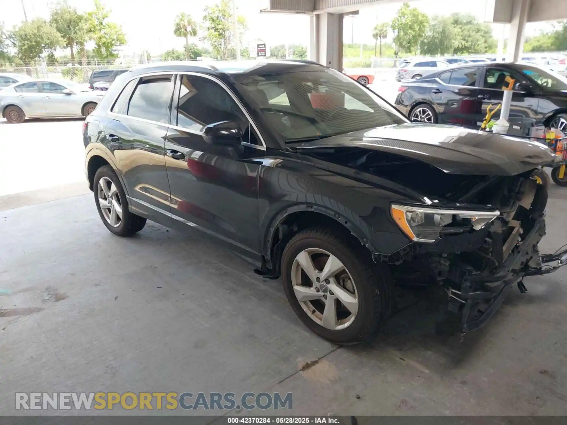 1 fotografías del automóvil dañado WA1AECF32L1095789 AUDI Q3 2020
