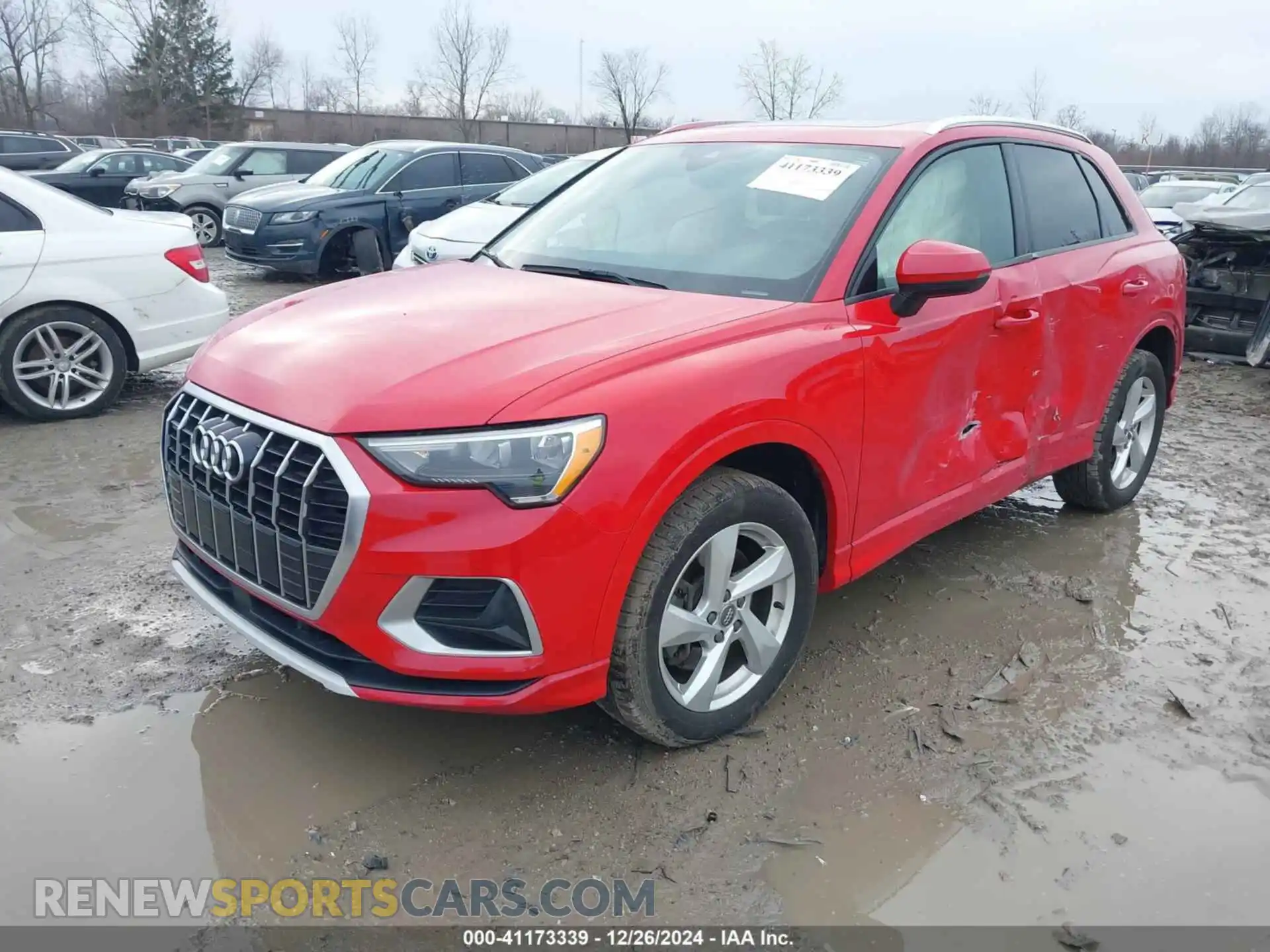2 Photograph of a damaged car WA1AECF32L1108010 AUDI Q3 2020