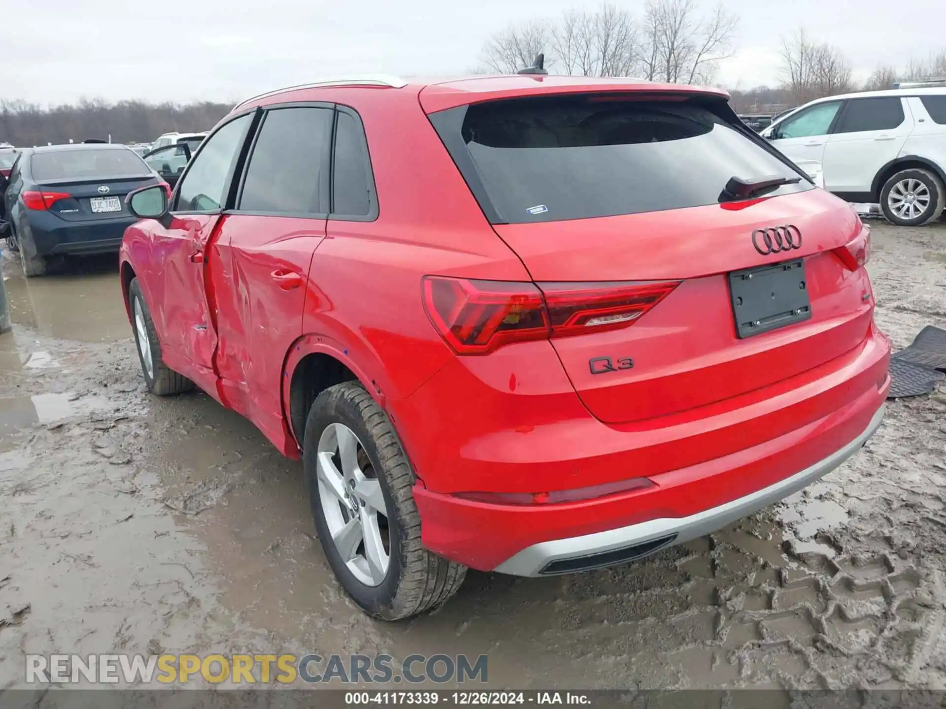 3 Photograph of a damaged car WA1AECF32L1108010 AUDI Q3 2020