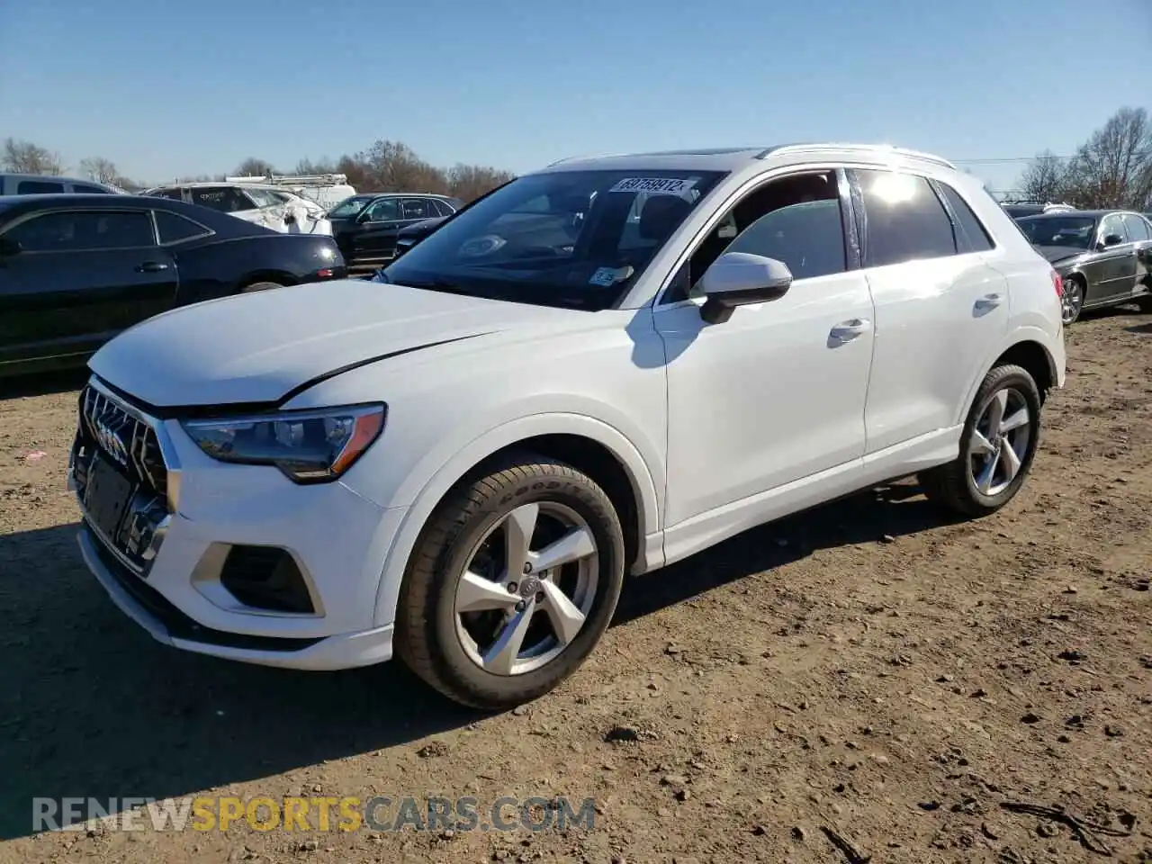 1 Photograph of a damaged car WA1AECF34L1038431 AUDI Q3 2020