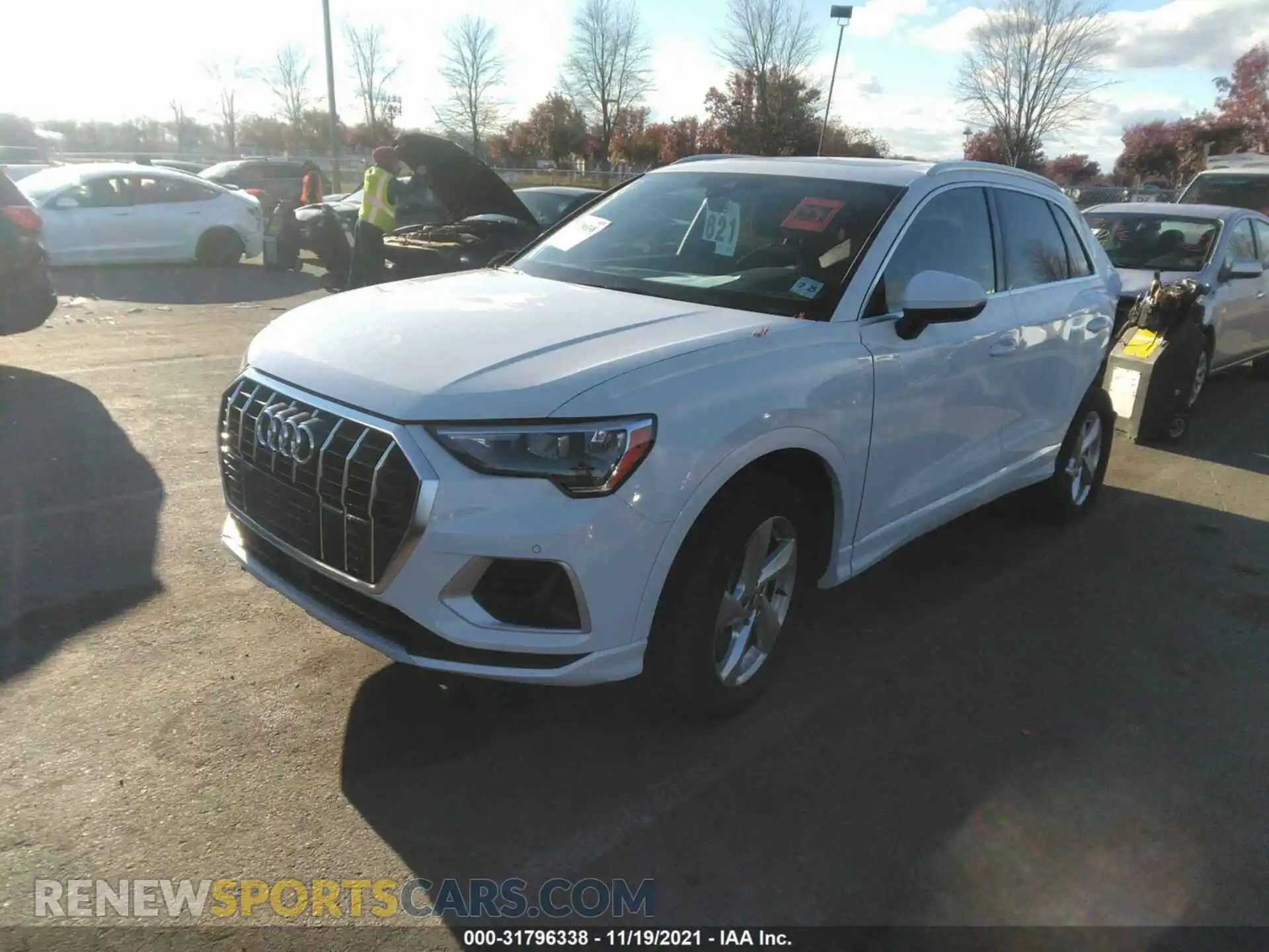 2 Photograph of a damaged car WA1AECF34L1084860 AUDI Q3 2020