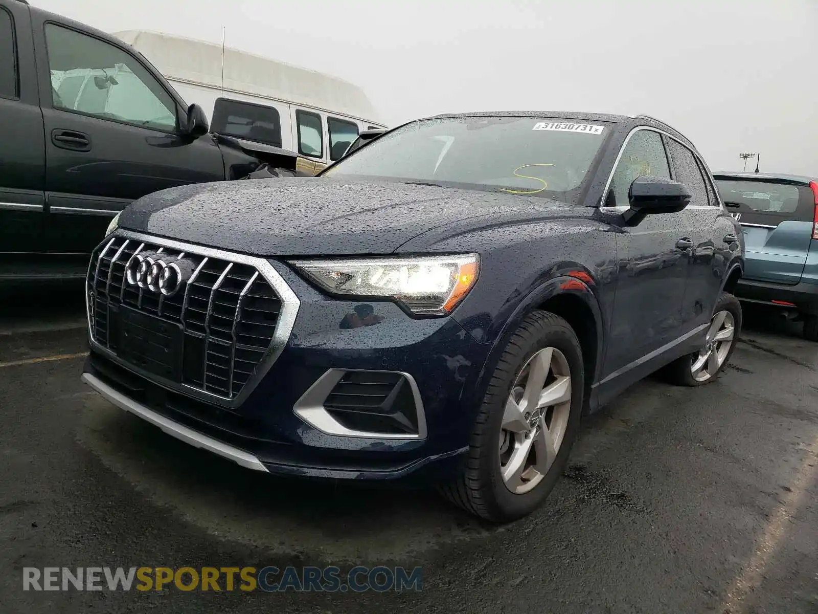 2 Photograph of a damaged car WA1AECF35L1037868 AUDI Q3 2020