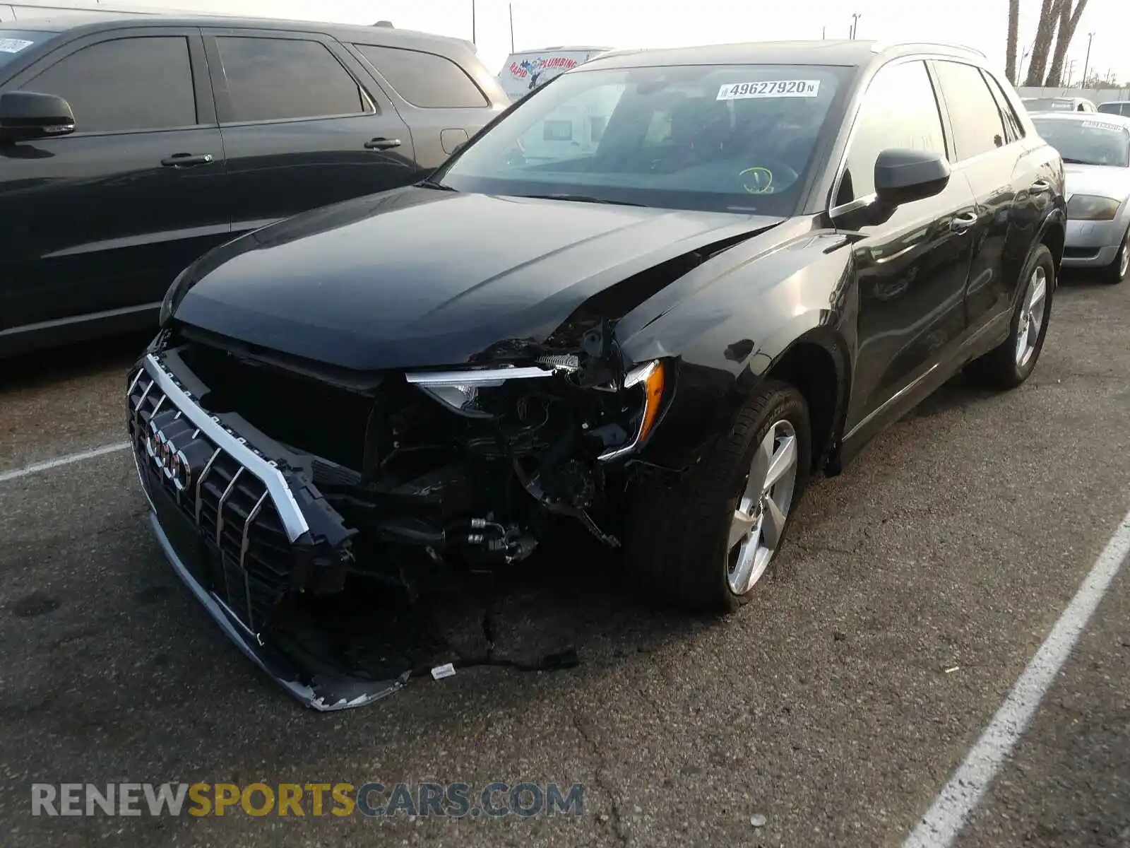 2 Photograph of a damaged car WA1AECF36L1007150 AUDI Q3 2020