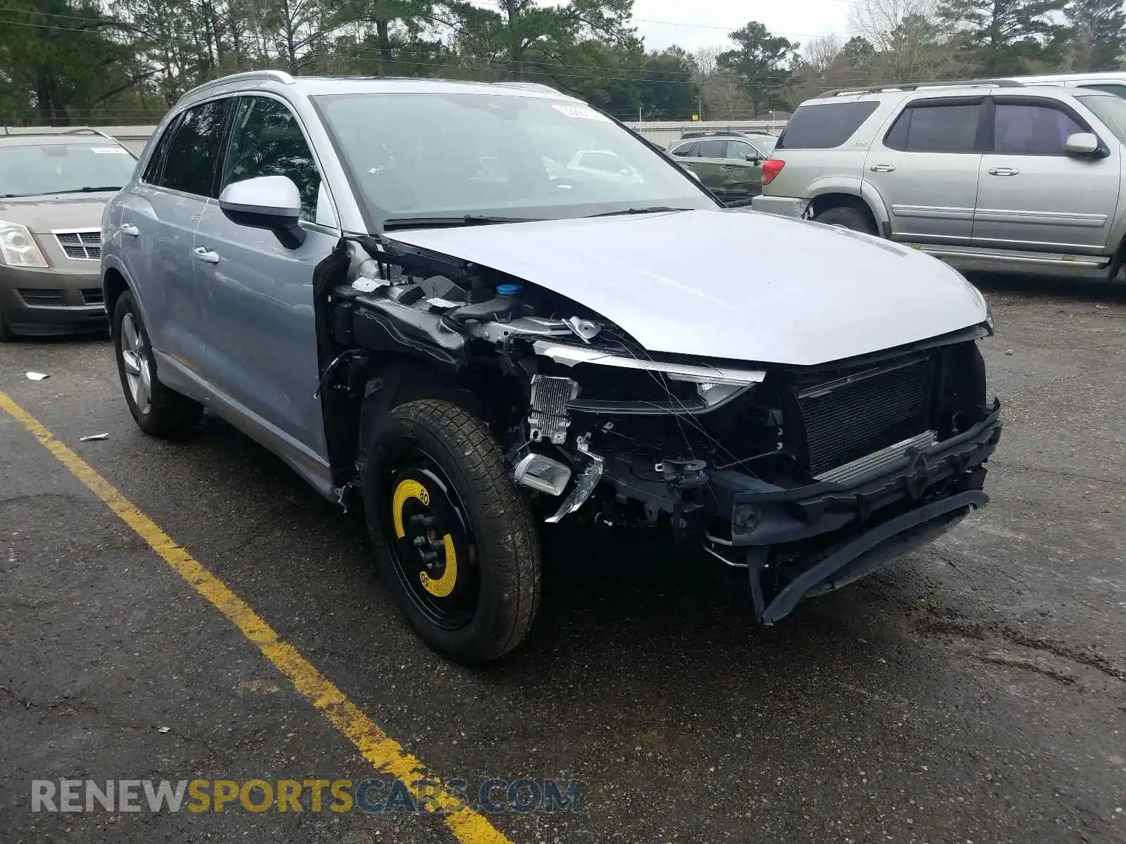 1 Photograph of a damaged car WA1AECF36L1029293 AUDI Q3 2020