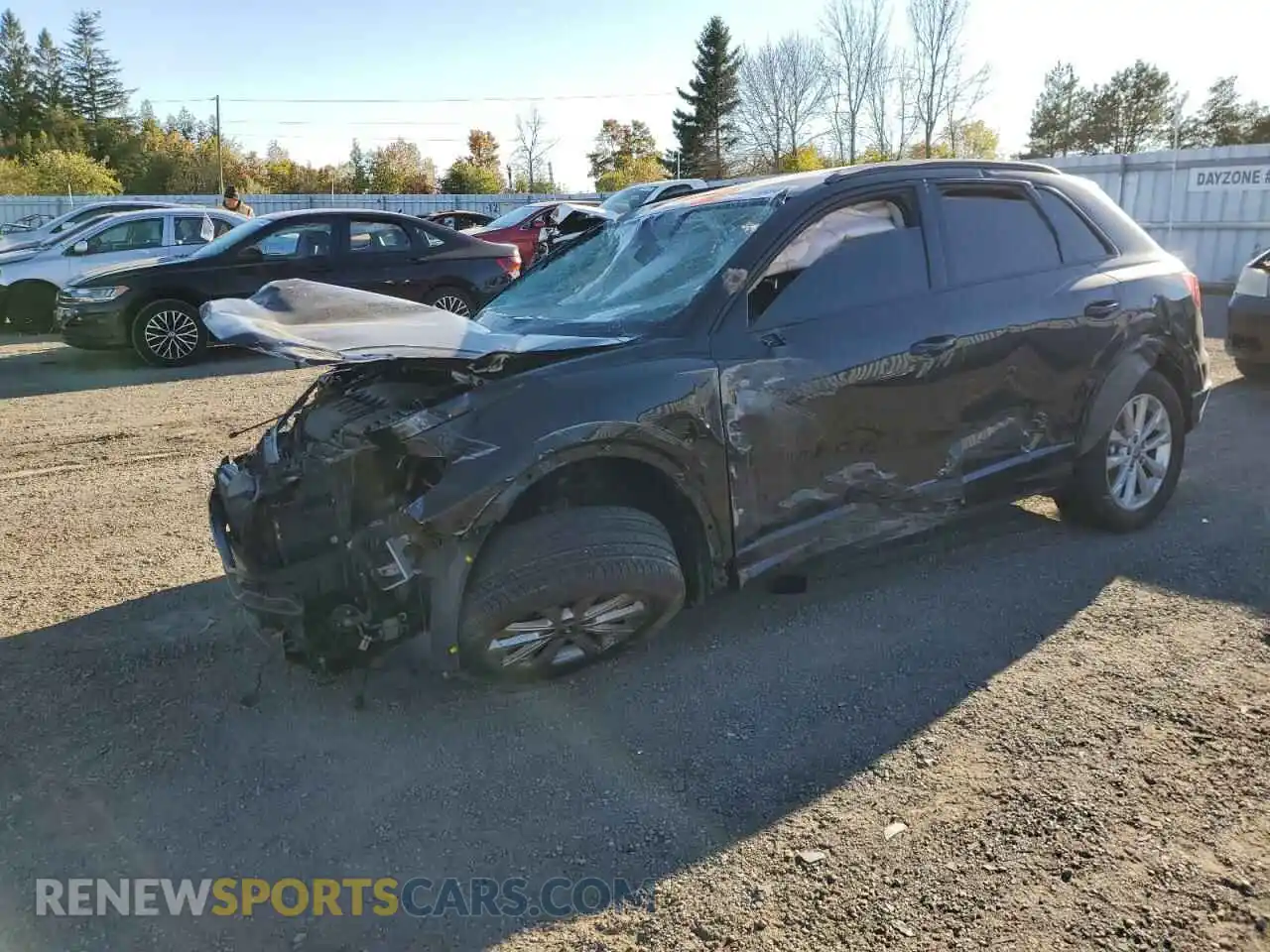 1 Photograph of a damaged car WA1AECF37L1099112 AUDI Q3 2020