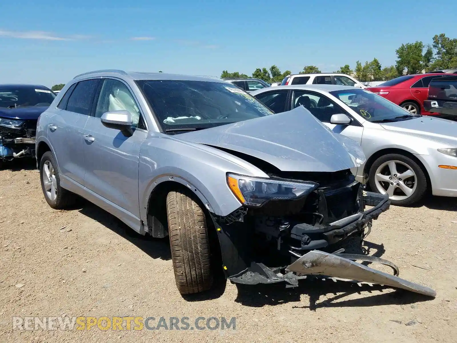 1 Photograph of a damaged car WA1AECF38L1029750 AUDI Q3 2020