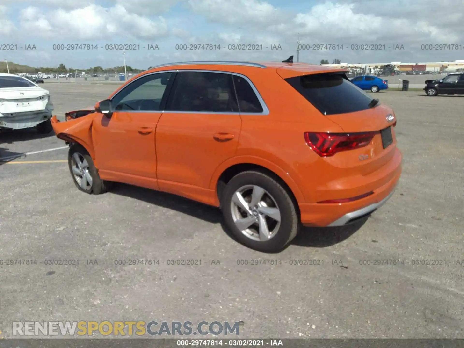 3 Photograph of a damaged car WA1AECF38L1108626 AUDI Q3 2020