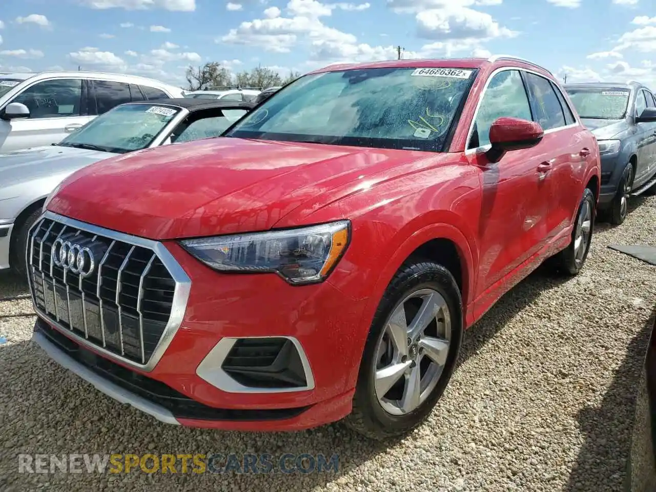 2 Photograph of a damaged car WA1AECF39L1039879 AUDI Q3 2020