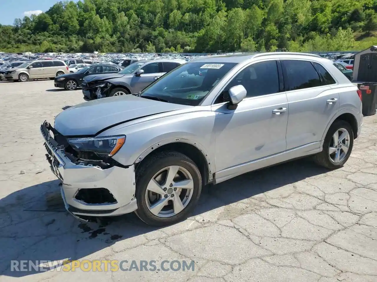 1 fotografías del automóvil dañado WA1AECF39L1095157 AUDI Q3 2020