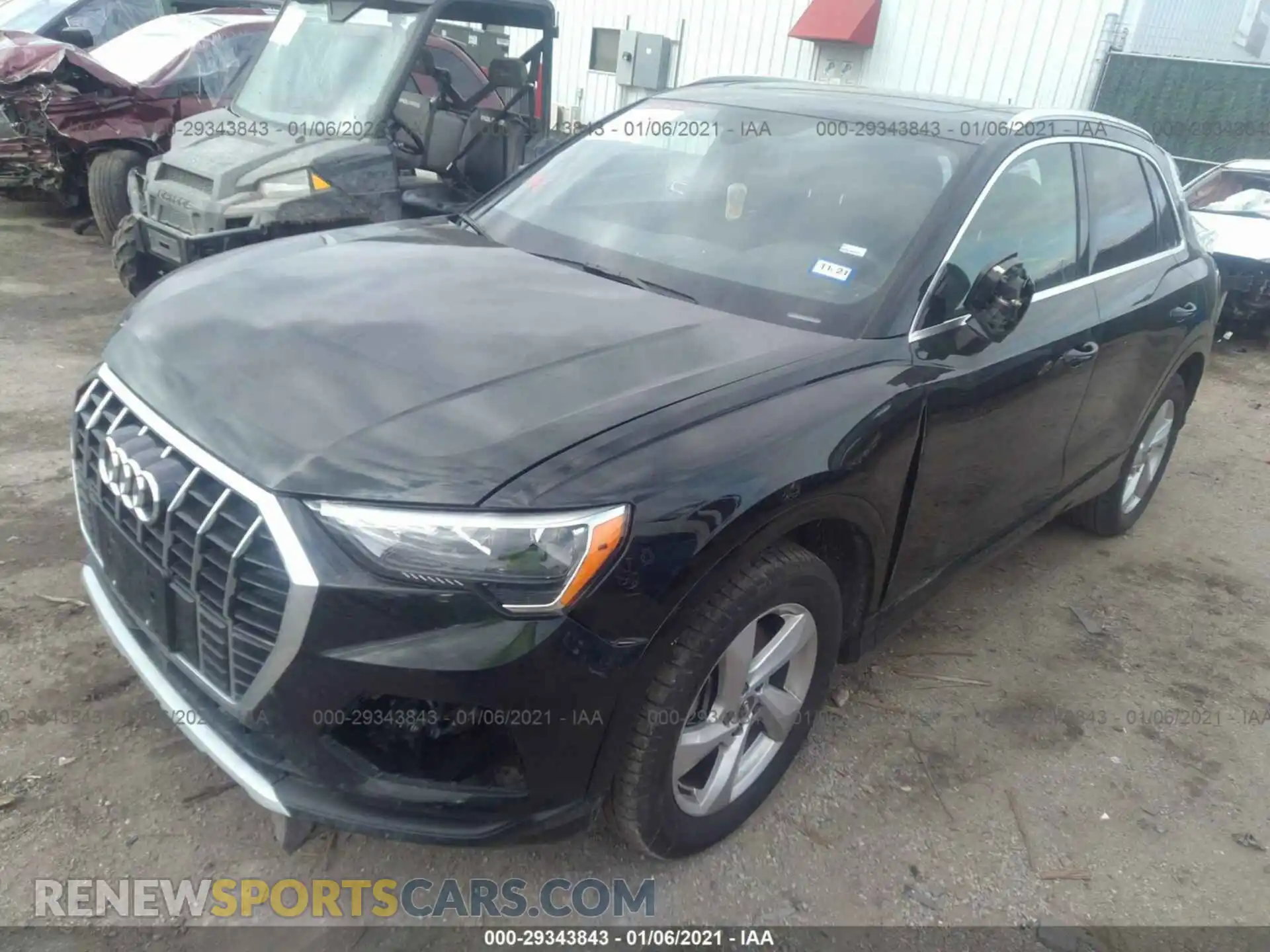 2 Photograph of a damaged car WA1AECF3XL1021553 AUDI Q3 2020