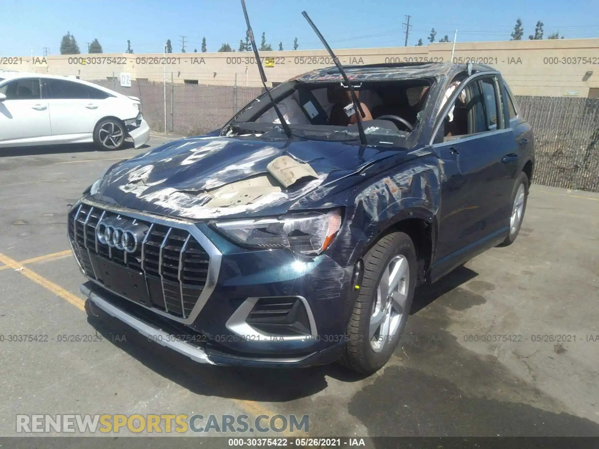2 Photograph of a damaged car WA1AECF3XL1057775 AUDI Q3 2020