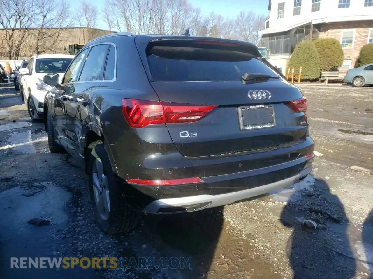 3 Photograph of a damaged car WA1BECF35L1018743 AUDI Q3 2020