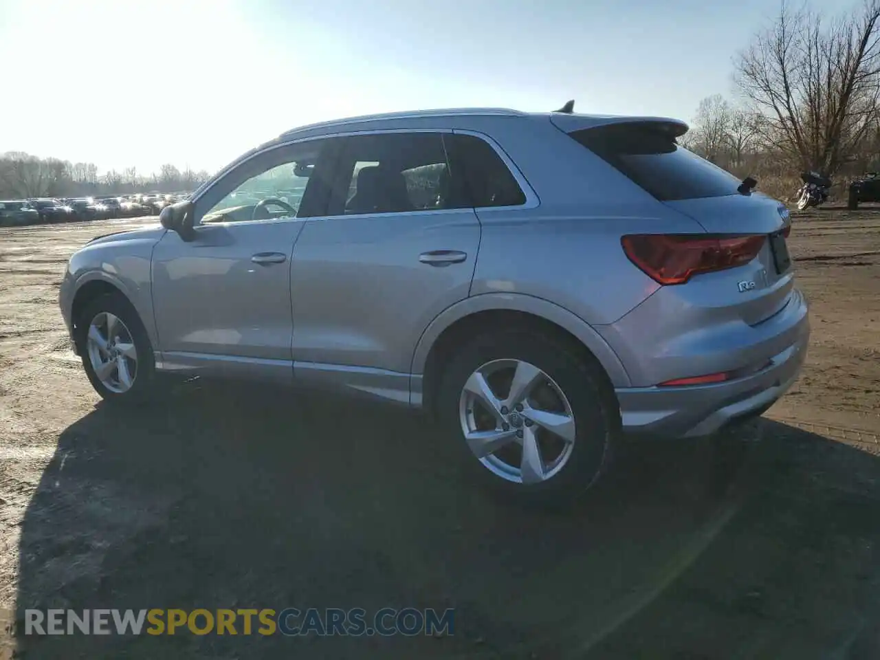 2 Фотография поврежденного автомобиля WA1BECF36L1104966 AUDI Q3 2020