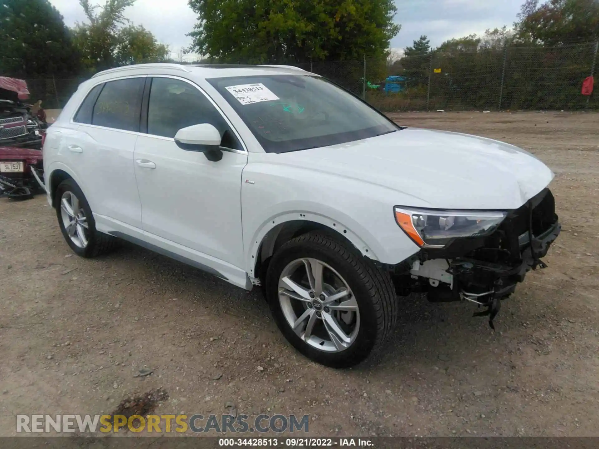 1 fotografías del automóvil dañado WA1DECF30L1039203 AUDI Q3 2020