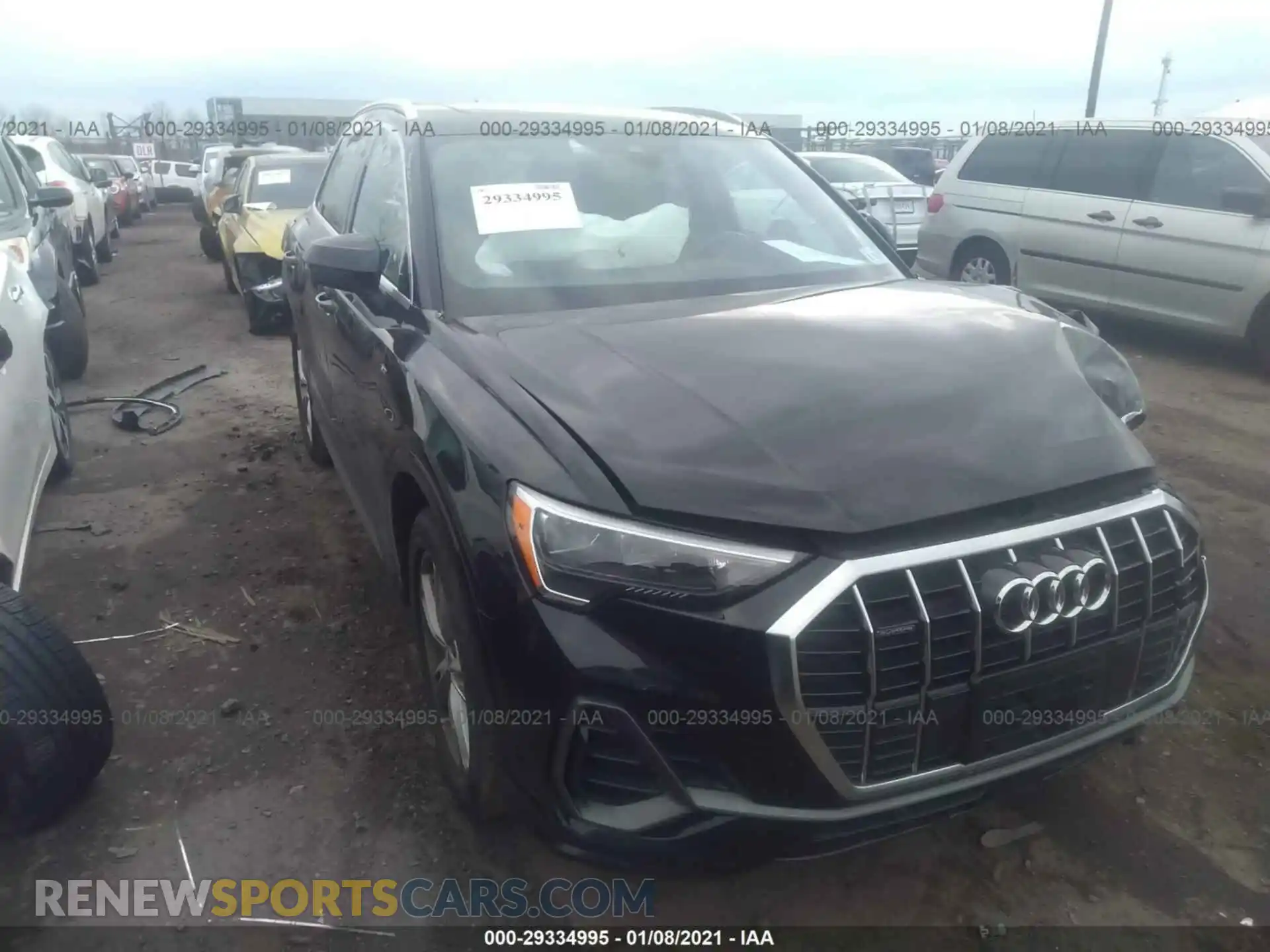 1 Photograph of a damaged car WA1DECF33L1059560 AUDI Q3 2020