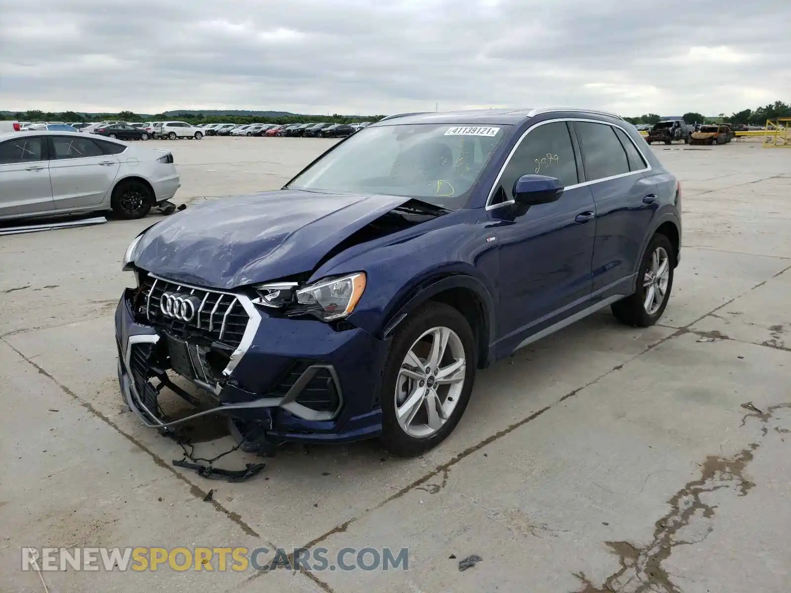 2 Photograph of a damaged car WA1DECF33M1025524 AUDI Q3 2020