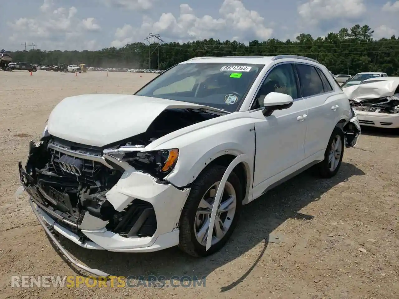 2 Photograph of a damaged car WA1DECF34L1119667 AUDI Q3 2020