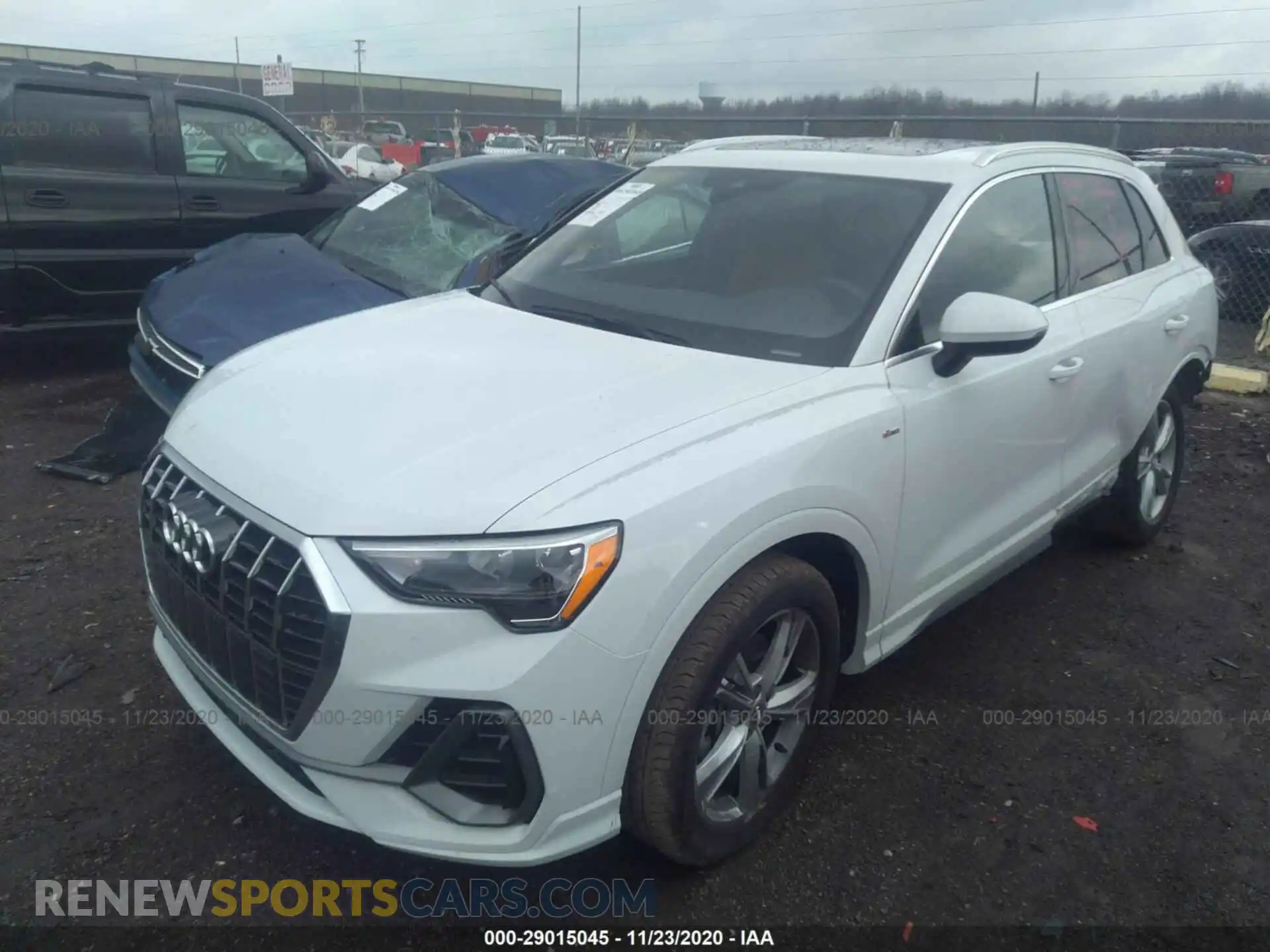 2 Photograph of a damaged car WA1DECF35L1123968 AUDI Q3 2020