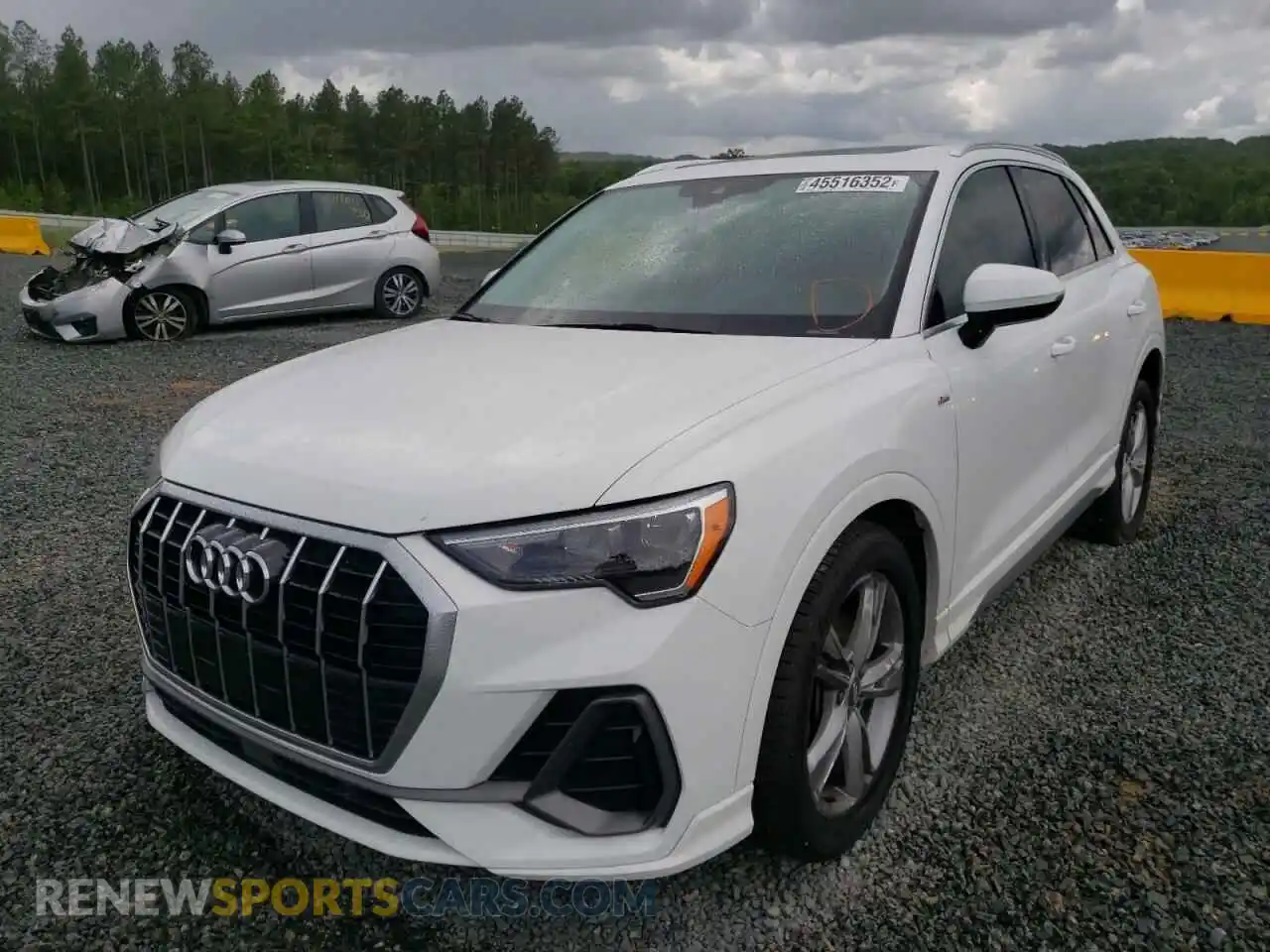 2 Photograph of a damaged car WA1DECF37L1048447 AUDI Q3 2020
