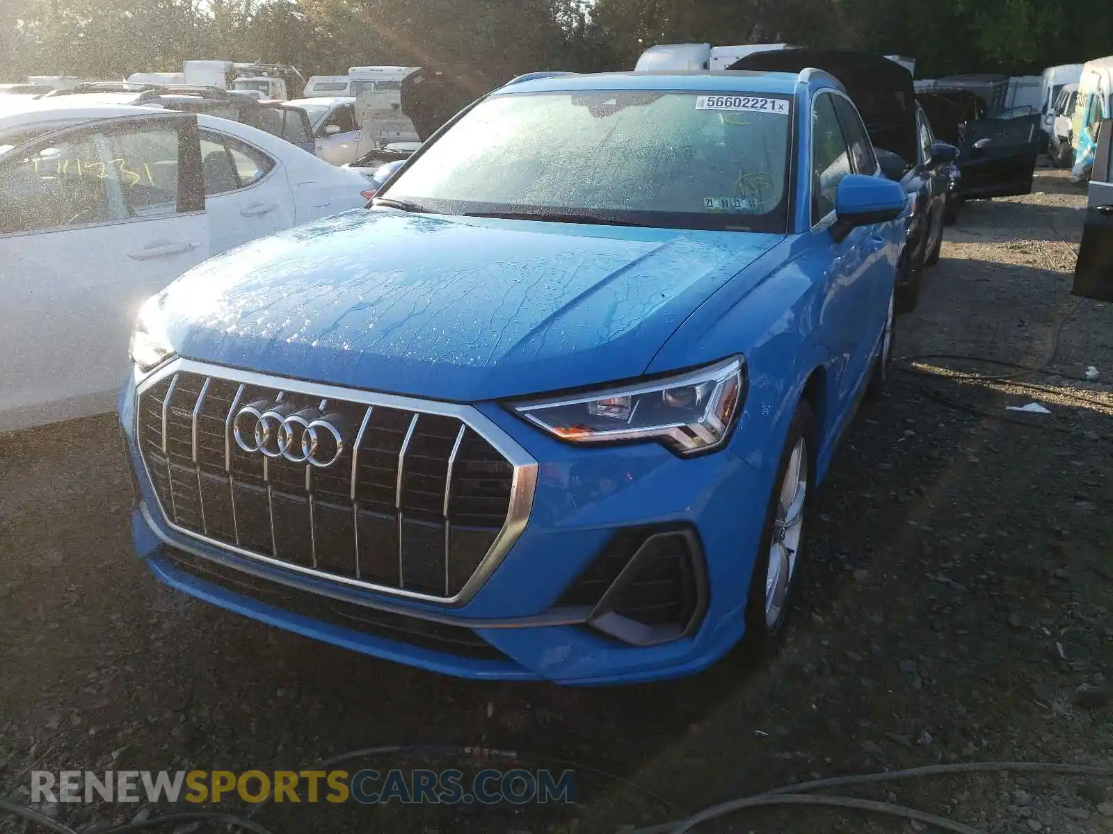 2 Photograph of a damaged car WA1EECF30L1016590 AUDI Q3 2020