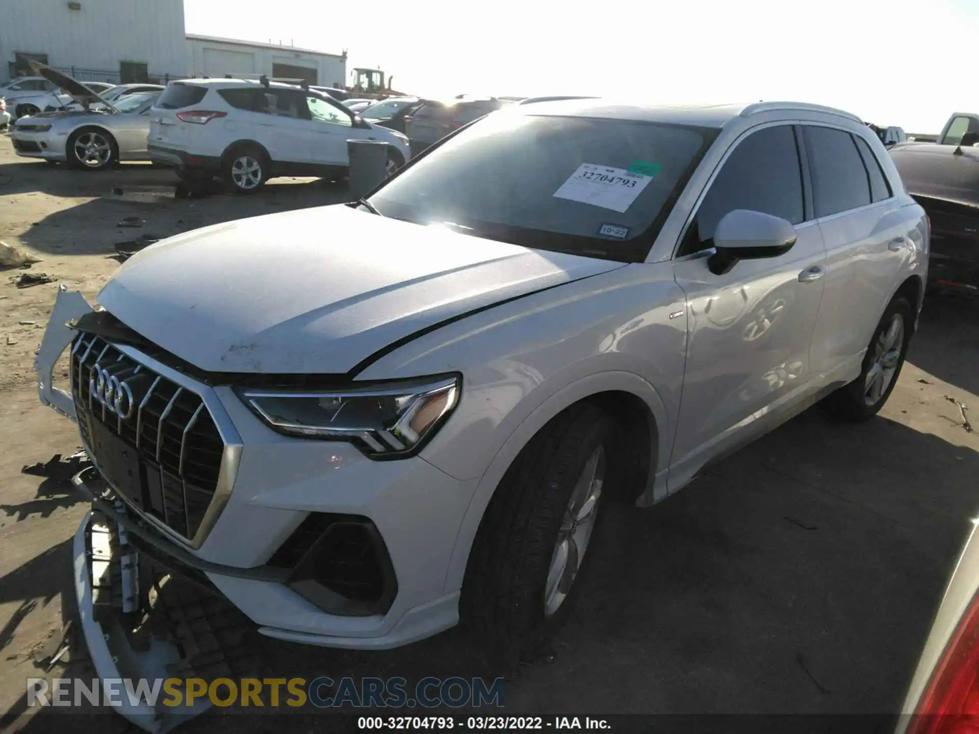 2 Photograph of a damaged car WA1EECF30L1047824 AUDI Q3 2020