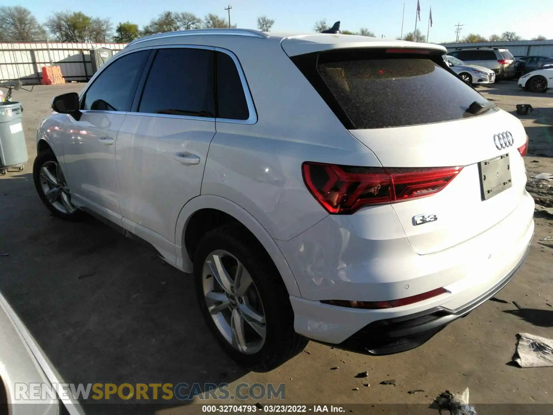 3 Photograph of a damaged car WA1EECF30L1047824 AUDI Q3 2020