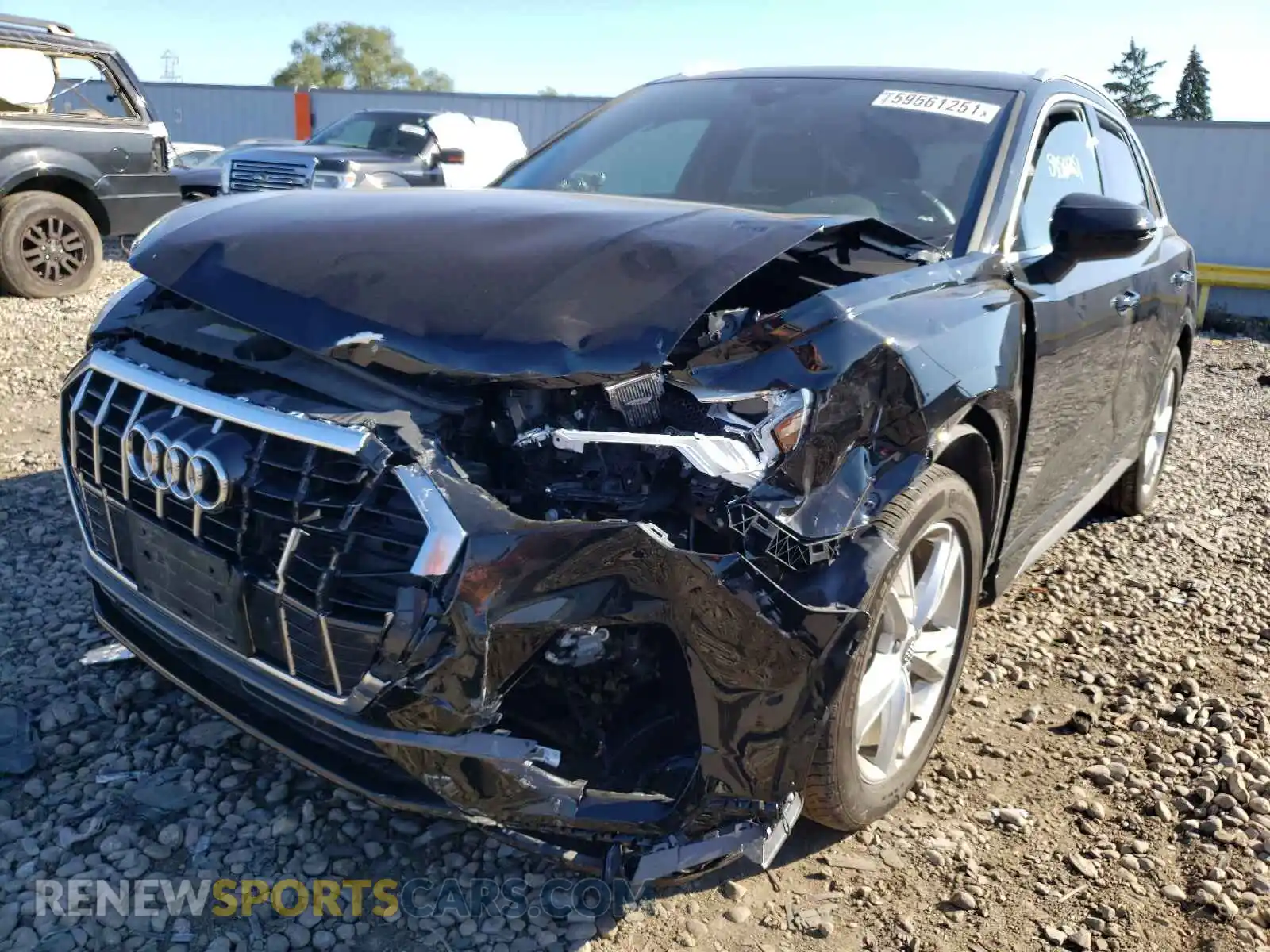 2 Photograph of a damaged car WA1EECF34L1039547 AUDI Q3 2020