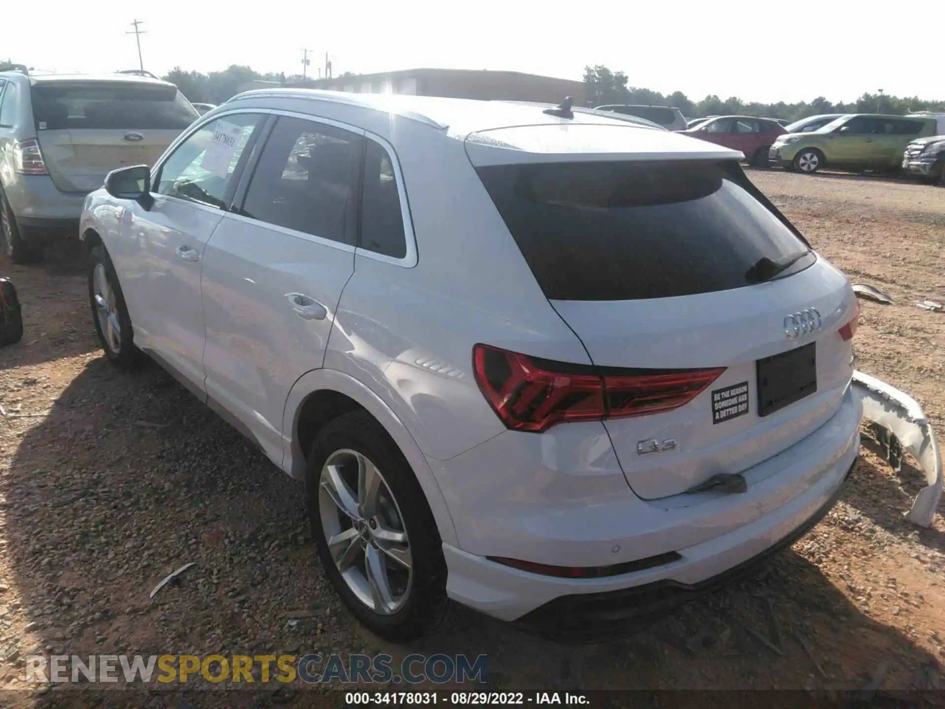 3 Photograph of a damaged car WA1EECF34L1045350 AUDI Q3 2020