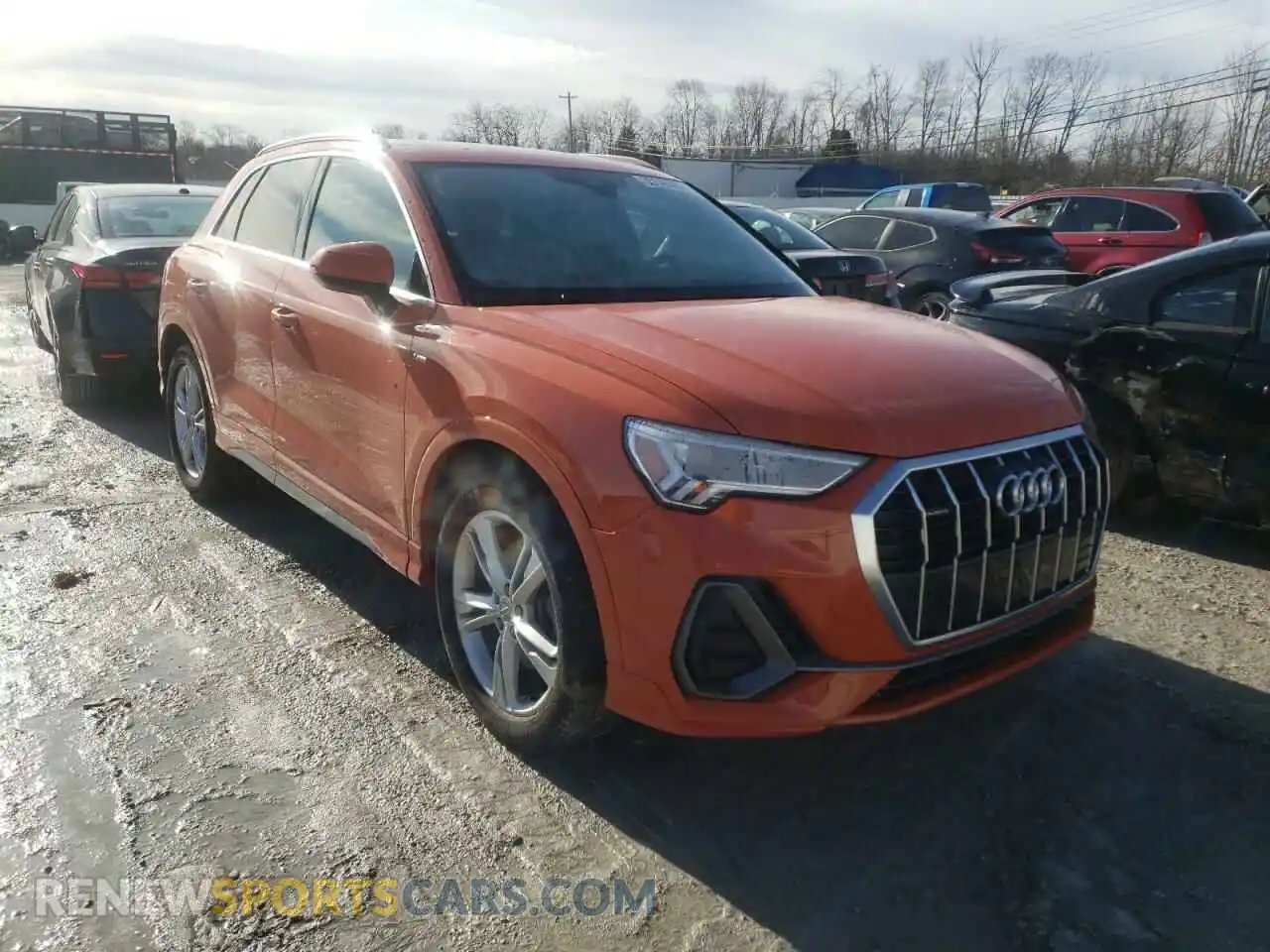 1 Photograph of a damaged car WA1EECF34L1075643 AUDI Q3 2020
