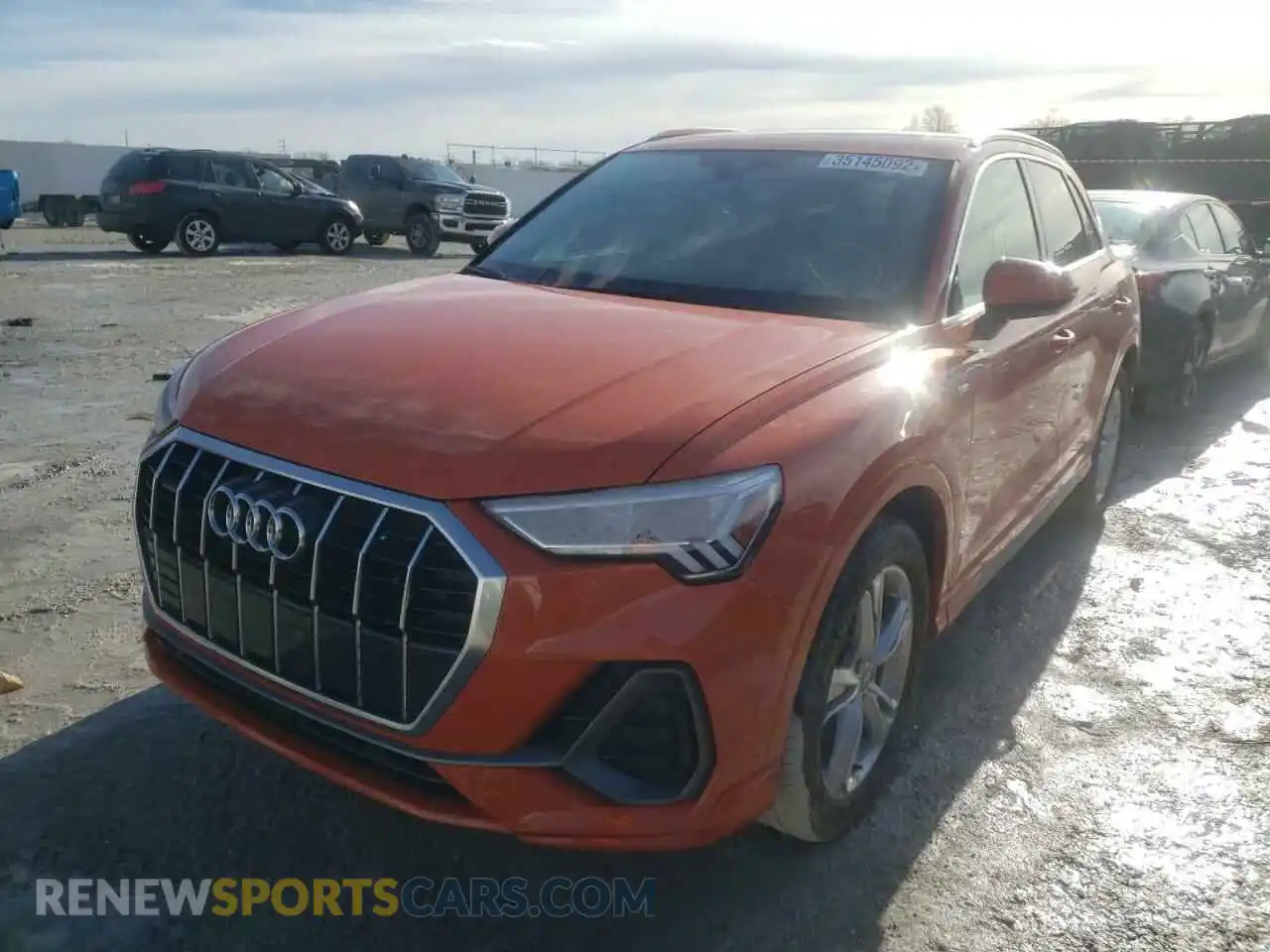 2 Photograph of a damaged car WA1EECF34L1075643 AUDI Q3 2020