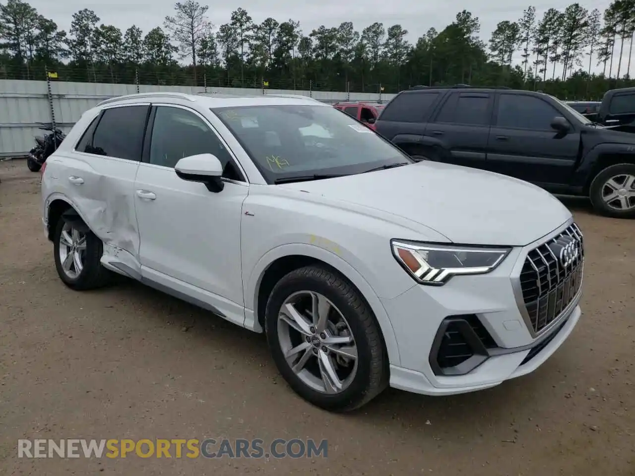 1 fotografías del automóvil dañado WA1EECF35L1043610 AUDI Q3 2020