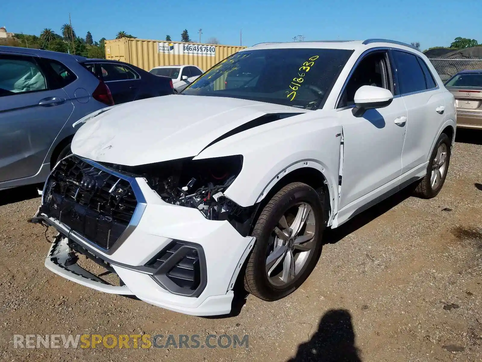 2 Photograph of a damaged car WA1EECF37L1031250 AUDI Q3 2020