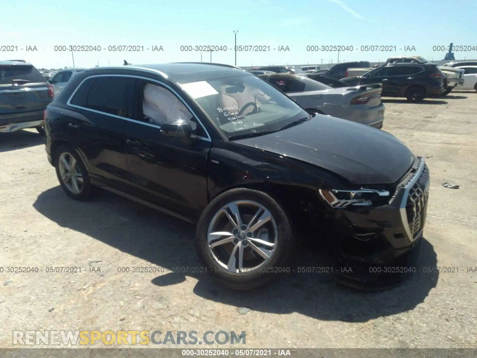 1 Photograph of a damaged car WA1EECF38L1053063 AUDI Q3 2020