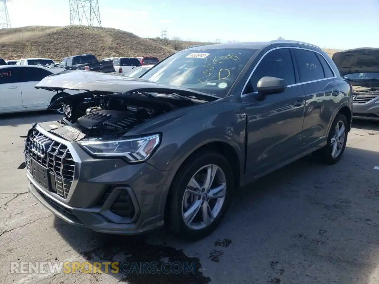 2 Photograph of a damaged car WA1EECF39L1054481 AUDI Q3 2020