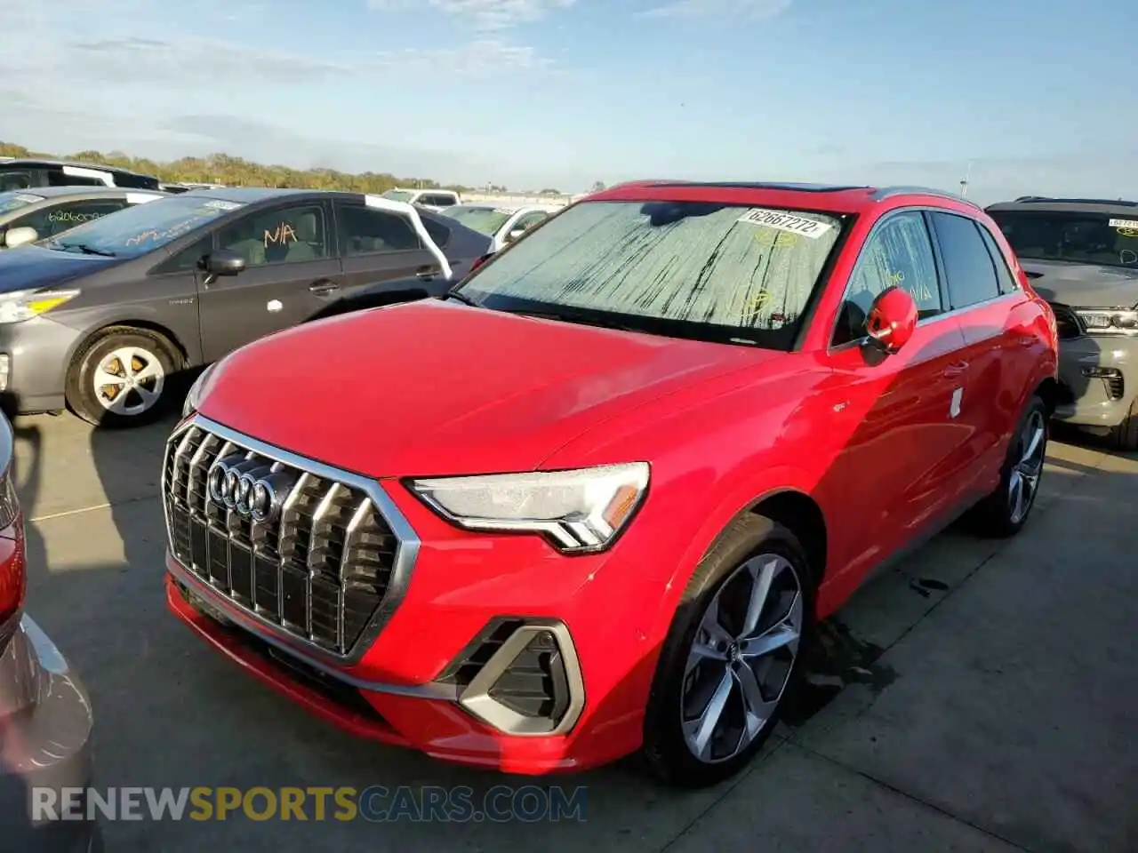 2 Photograph of a damaged car WA1FECF39L1000781 AUDI Q3 2020