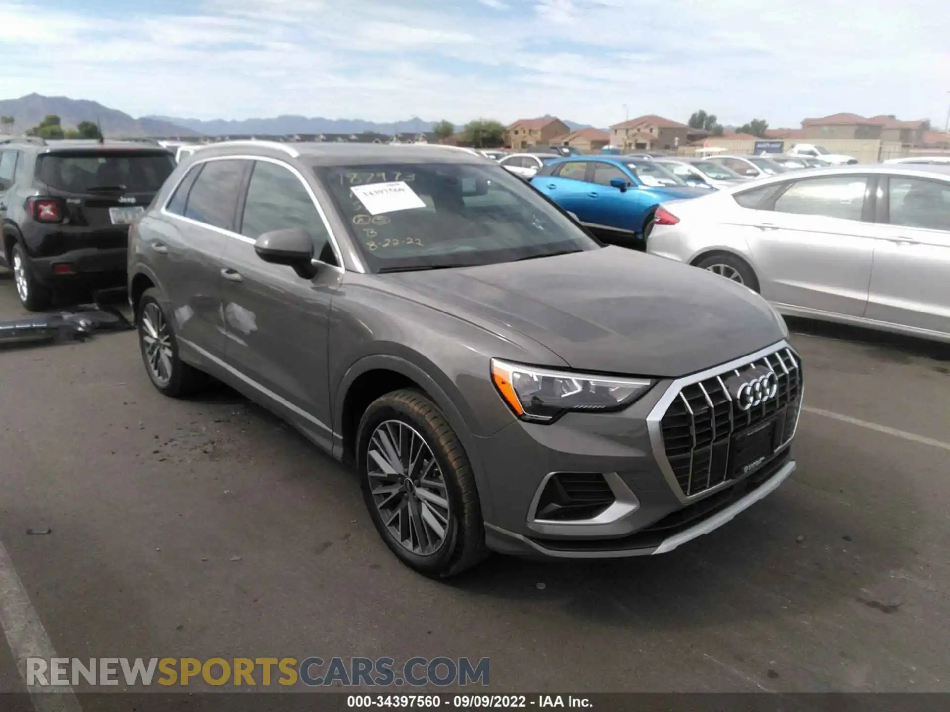 1 Photograph of a damaged car WA1AUCF30M1152334 AUDI Q3 2021